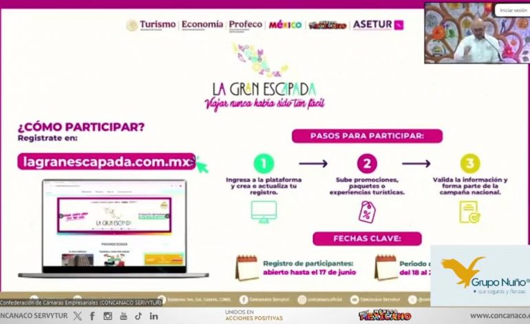 Michoacán se suma a “La Gran Escapada 2026”: el Buen Fin del Turismo