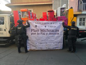 Realiza FGE y SIE acción operativa en Quiroga relacionada con máquinas tragamonedas y minicasinos