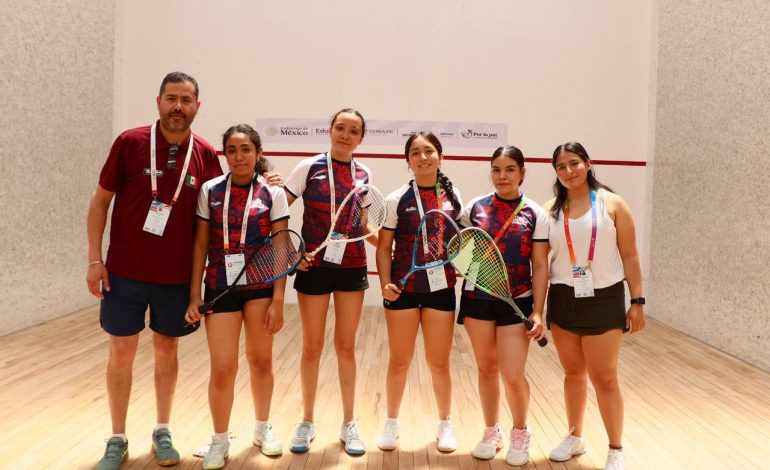Oro para Michoacán en squash; suman 3 medallas más en la Olimpiada Nacional