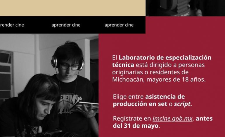 Secum e IMCINE impulsan dos laboratorios para fortalecer la formación audiovisual en Michoacán