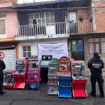 Asegura Fiscalía General 49 máquinas tragamonedas y droga en cateos realizados en Quiroga