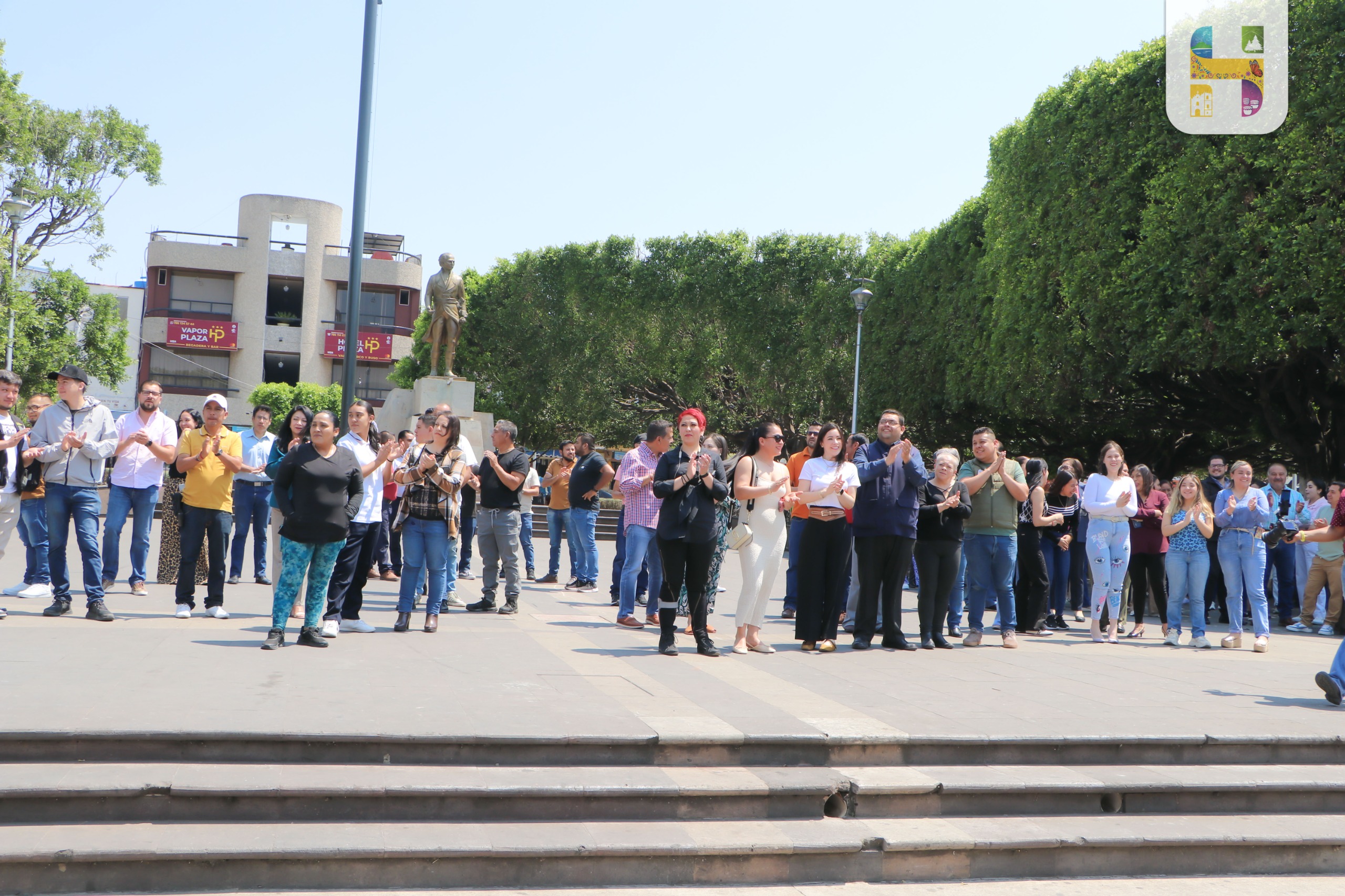 Personal del Ayuntamiento de Hidalgo participo en el Primer Simulacro Nacional 2026