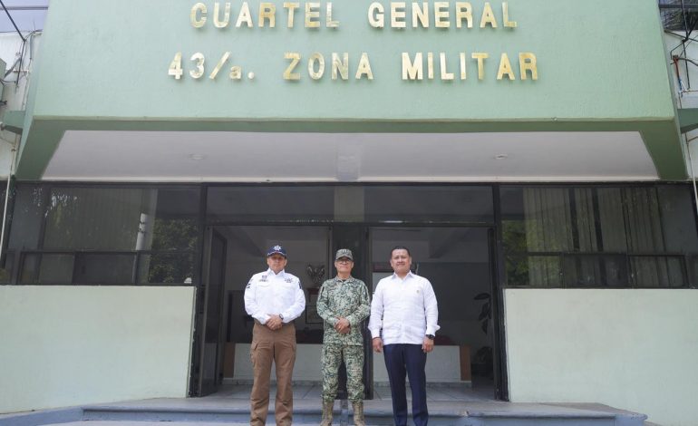 Fortalece Fiscal General, Carlos Torres Piña, coordinación con fuerzas federales para consolidar la paz en Michoacán