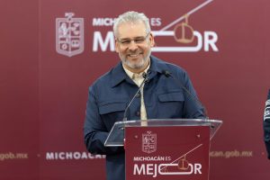 Anuncia Bedolla inversión de 50 mdp para rehabilitar el Boulevard Industrial de Uruapan.