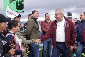 Disponibles 48 canchas de fútbol 7 para el Mundialito Escolar en Michoacán: Bedolla.