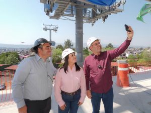 Teleférico de Morelia, con capacidad para 46 mil pasajeros: Gladyz Butanda.
<br>