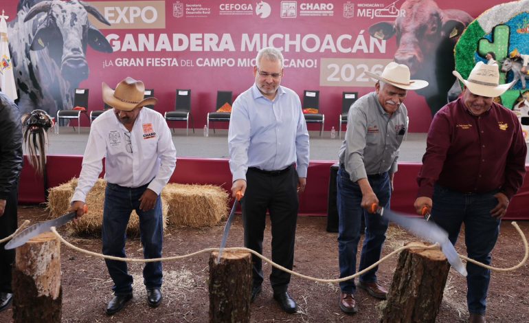 Inaugura Bedolla Expo Ganadera 2026; Michoacán se consolida como referente nacional.