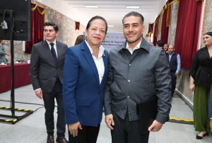 Jeovana Alcántar se reúne con Omar García Harfuch en encuentro de seguridad.