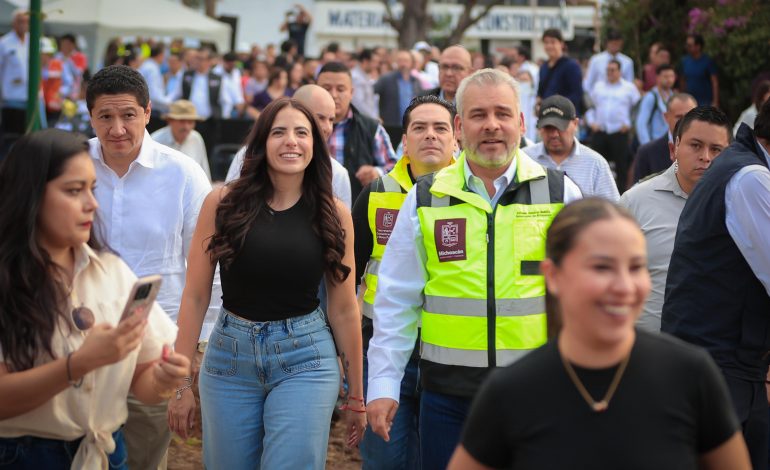 Las grandes obras también son justicia para las familias de Morelia: Giulianna Bugarini.
