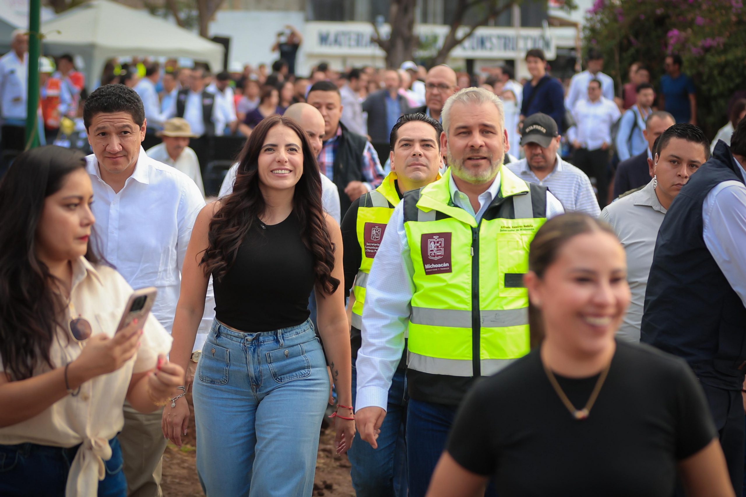 Las grandes obras también son justicia para las familias de Morelia: Giulianna Bugarini.