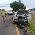 Una persona muerta y otra lesionada deja fuerte accidente en la Morelia–Pátzcuaro.