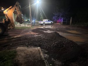 Fuertes lluvias generan afectaciones en Ciudad Hidalgo; autoridades atienden reportes sin registrar lesionados.