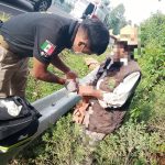 Camioneta se sale de la autopista y choca contra un árbol; conductor resulta lesionado en Zitácuaro