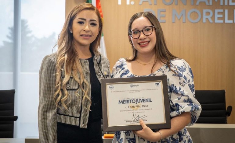 Juventudes deben tener espacios reales para participar y construir el presente y futuro de Michoacán: Grecia Aguilar.
