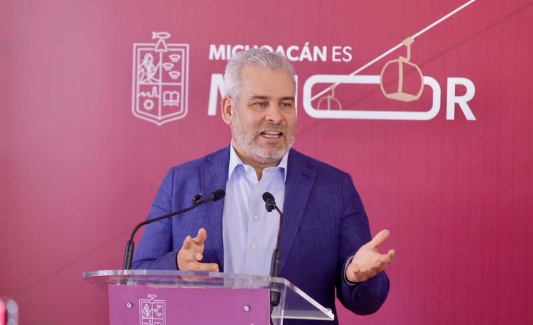Celebra Bedolla reforma para frenar narcocandidaturas en Michoacán.