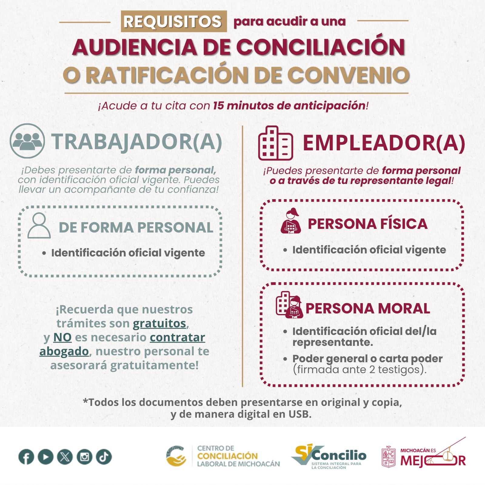 ¿Tienes audiencia de conciliación laboral? Conoce los requisitos para agilizar tu trámite