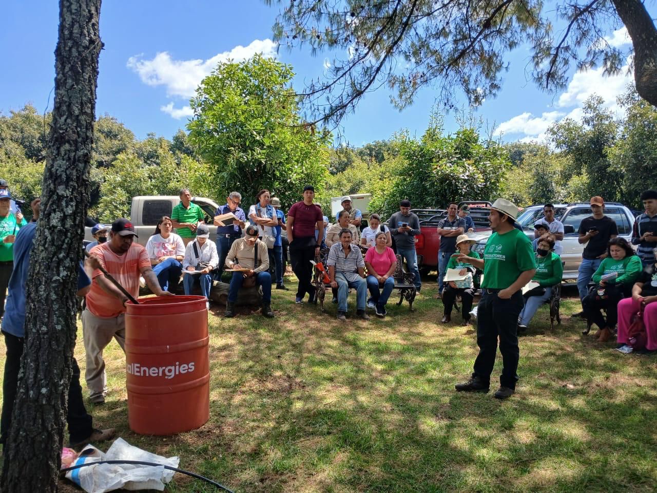Impulsa Sader el cultivo sustentable de aguacate con jornada agroecológica en Uruapan