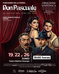 La divertida ópera “Don Pasquale” llega al Teatro Ocampo con la Osidem