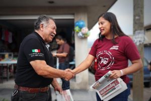 Caminar el territorio e informar casa por casa fortalece la organización del pueblo: Celeste Ascencio