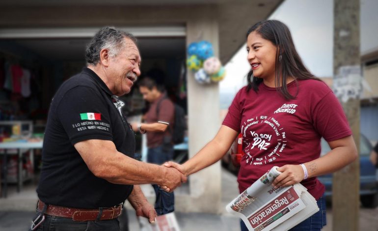 Caminar el territorio e informar casa por casa fortalece la organización del pueblo: Celeste Ascencio