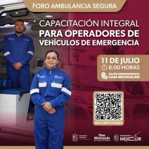 Convoca SSM a operadores de instituciones públicas y privadas al Foro «Ambulancia Segura»