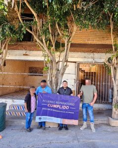 En Marcos Castellanos, restituye FGE inmueble a víctima de despojo