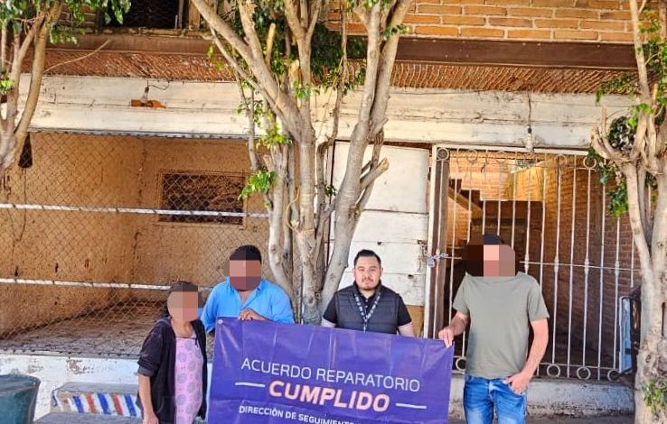 En Marcos Castellanos, restituye FGE inmueble a víctima de despojo