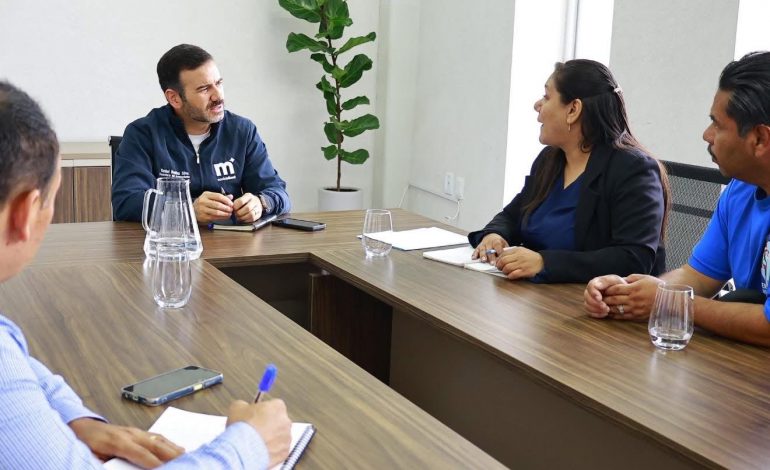 Recibe Yankel Benítez a asociaciones vecinales de Morelia