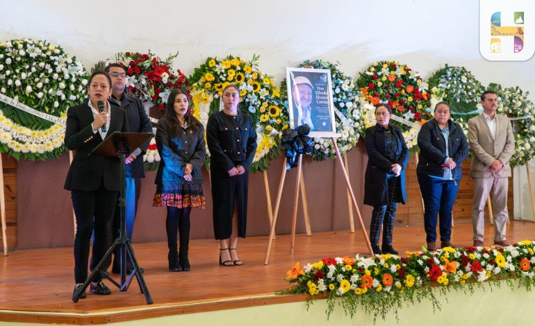 Jeovana Alcántar encabezo el homenaje póstumo en memoria del Sr. Alfredo Álvarez Correa, Fundador y presidente del Patronato del Museo de Historia y Cultura Popular Tlaximaloyan A.C.