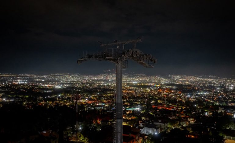 Continúan avances en el bucle norte del teleférico de Morelia