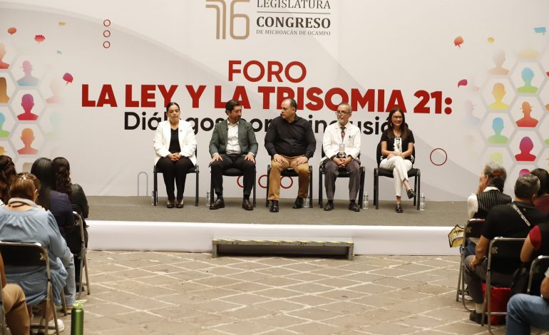 Llama Baltazar Gaona a visibilizar y defender los derechos de las personas con Trisomía 21