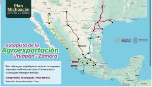 Autopista de la Agroexportación ahorrará una hora entre Uruapan y Zamora: Rogelio Zarazúa