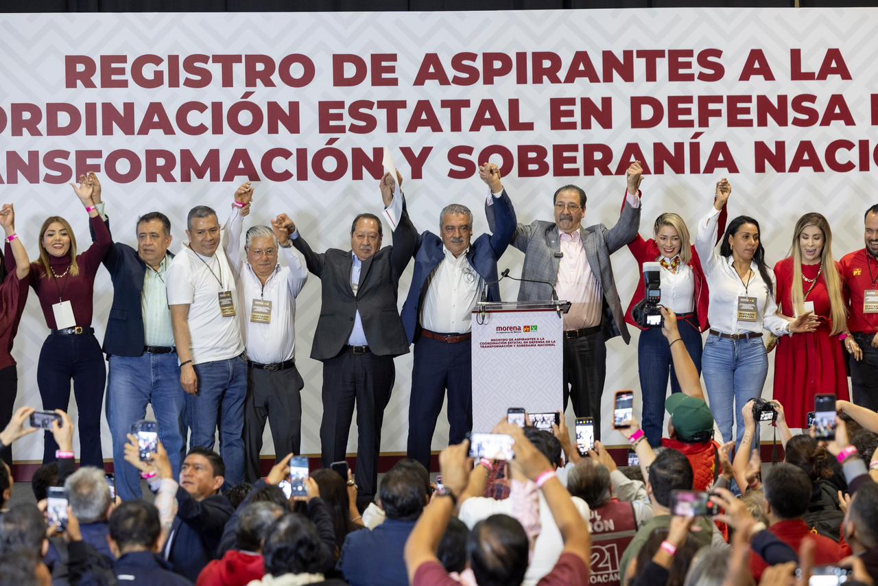 Morón, único respaldado como aspirante por Morena y el PT en Michoacán