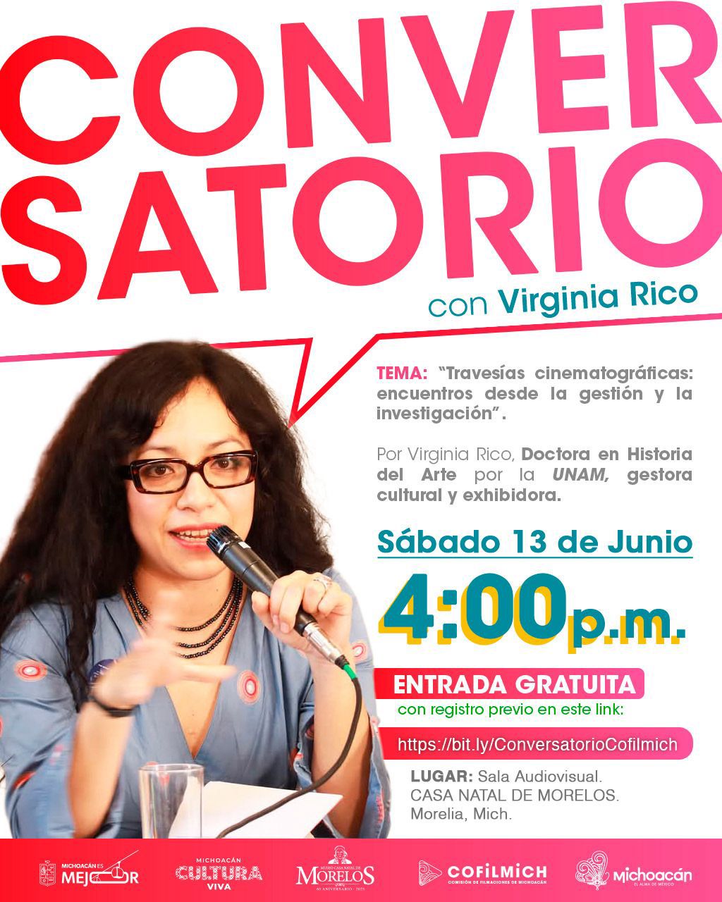 Invita Cofilmich a conversatorio gratuito para abrir nuevas rutas al cine michoacano