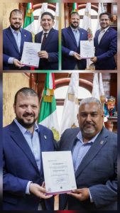 Entrega Raúl Zepeda nombramientos a nuevos subsecretarios de Segob.