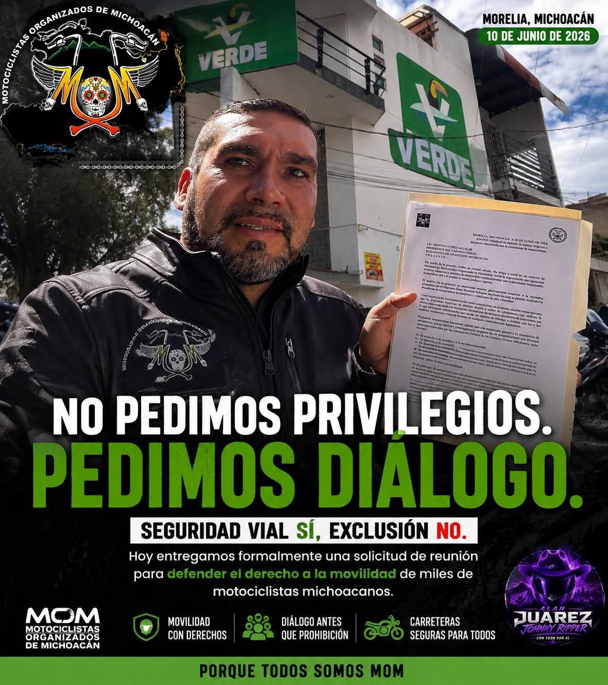 Motociclistas de Michoacán y del país alzan la voz contra iniciativa que busca restringir su circulación en autopistas.