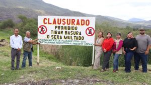 Supervisa Proam la clausura definitiva del antiguo basurero municipal de Villamar