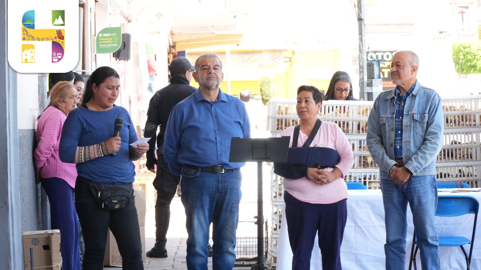 Se realizó la entrega de más de 500 aves en paquete mixto de doble propósito