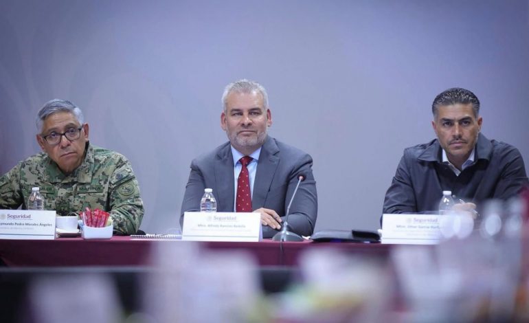 Destaca Bedolla labor de inteligencia federal y estatal tras captura de líder criminal “Sierra 1”