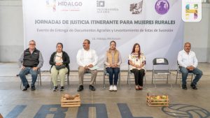 Jeovana Alcántar asistió a la “Jornada de Justicia Itinerante para Mujeres Rurales, Evento de Entrega de Documentos Agrarios y Levantamiento de Listas de Sucesión”