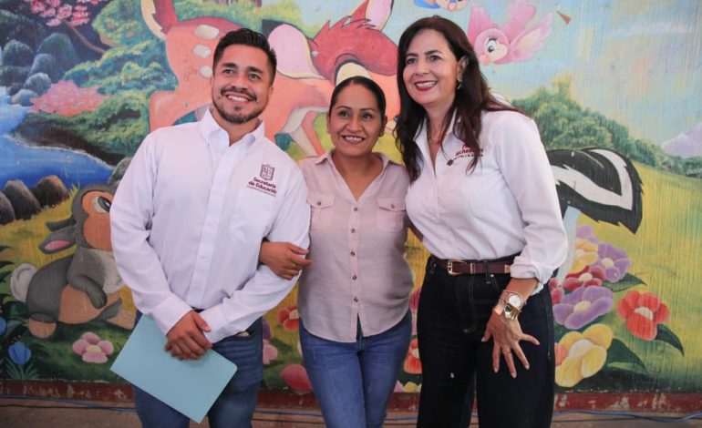 Gabriela Molina fortalece alianza con educadoras de Sahuayo