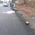 Motociclista perdió la vida al sufrir un accidente sobre la carretera Zitácuaro-Morelia