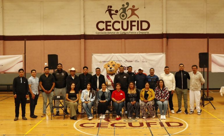 Cecufid lleva material deportivo a 20 municipios para promover la activación física
