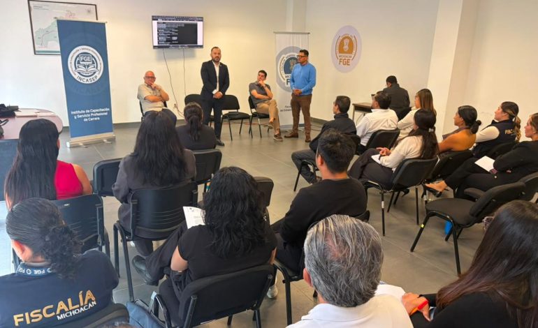 Fortalece FGE la formación de su personal para mejorar la atención en situaciones de violencia