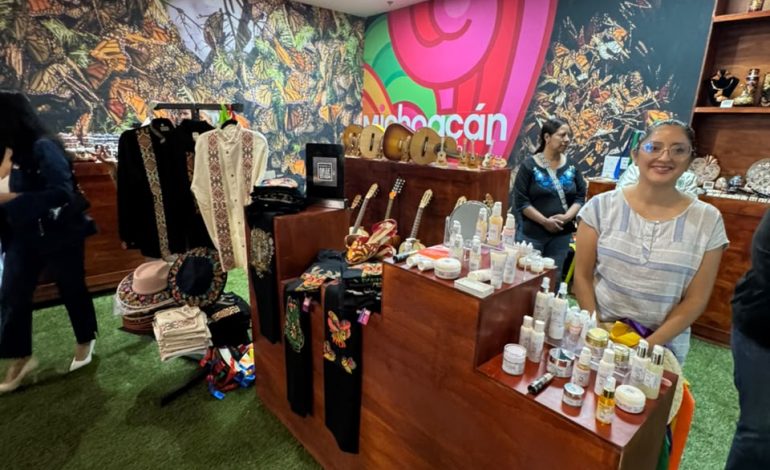 Michoacán lleva su riqueza productiva y artesanal a Punto México