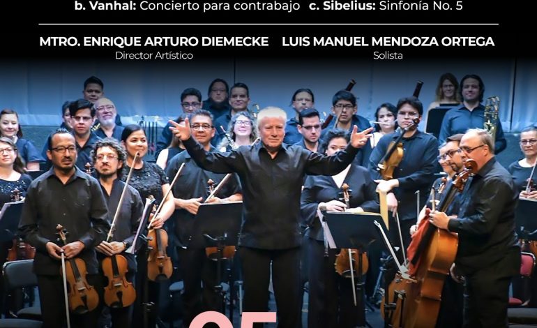 La Osidem alista velada musical con obras de Moncayo, Vanhal y Sibelius