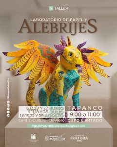 Aprende a crear papel artesanal y alebrijes en el Centro Cultural Clavijero