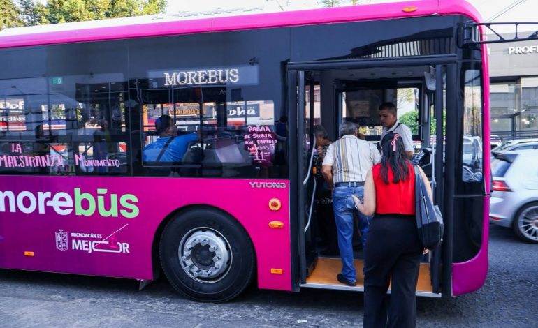 Obra de Morebús privilegia el paso del transporte público
