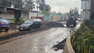 SCOP mantiene atención en el Paso Catrinas tras lluvias atípicas en Morelia