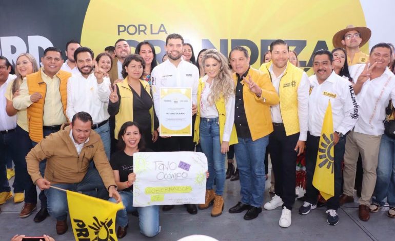 Asamblea Estatal del PRD respalda a Octavio Ocampo para recuperar la grandeza de Michoacán
